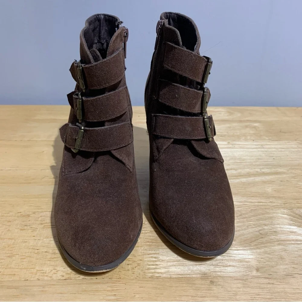 Xoxo Women's Kimberlie Heeled‎ Boot Brown Size 6M